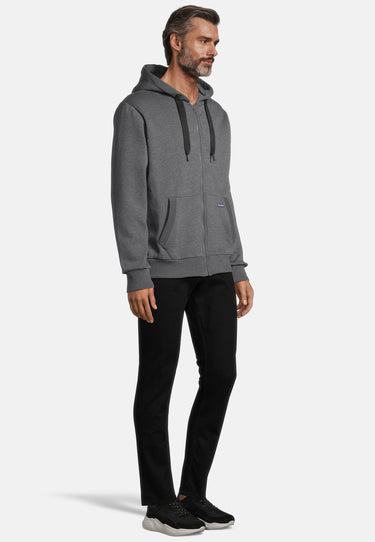 salzhaut - BREKER Herren normale Passform - Kapuzenpulli - kuschelig - Sweatjacke - 35 - #farbe_anthra