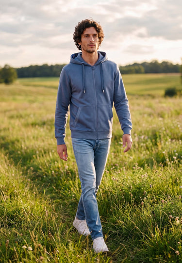 salzhaut - BREKER Herren normale Passform - adenauer & co - Anker - Basic - 65 - #farbe_Jeans