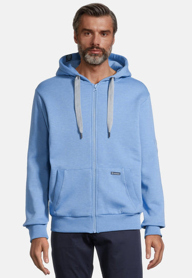salzhaut - BREKER Herren normale Passform - Kapuzenpulli - kuschelig - Sweatjacke - 16 - #farbe_ocean-blue