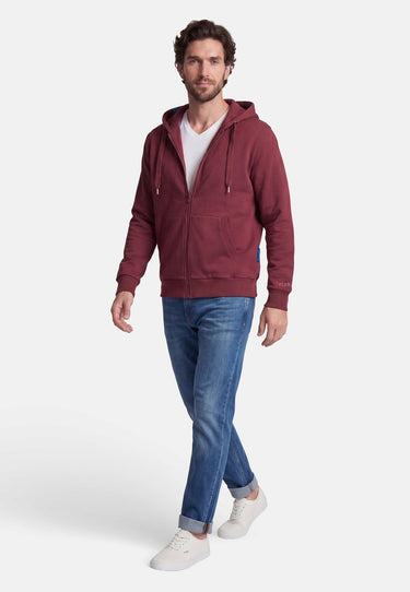 salzhaut - BREKER Herren normale Passform - adenauer & co - Anker - Basic - 53 - #farbe_Merlot