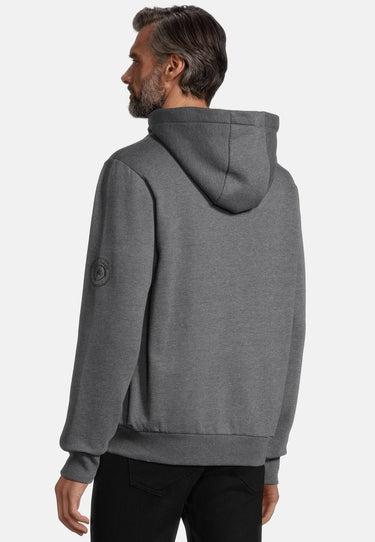 salzhaut - BREKER Herren normale Passform - Kapuzenpulli - kuschelig - Sweatjacke - 34 - #farbe_anthra