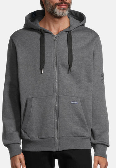 salzhaut - BREKER Herren normale Passform - Kapuzenpulli - kuschelig - Sweatjacke - 33 - #farbe_anthra