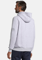 salzhaut - BREKER JACKE Herren Sweatjacke normale Passform - adenauer & co - Anker - Basic - 5 - #farbe_Grey Melange