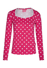 salzhaut - CATLINE Damen Tailliert - adenauer & co - Anker - Basic - 2 - #farbe_Pink-White