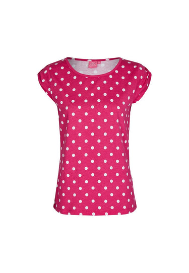 Salzhaut - CORNELL Damen normale Passform - All-over-Print - Damen - Punkte - 2 - #farbe_pink-white