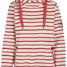 Salzhaut - CUNA Hoodie Ringel Damen normale Passform - Damen - Hoodie - Reduziert - 1 - #farbe_ecru-red