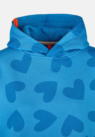 salzhaut - DACKLATTN Damen Hoodie Regular Fit - adenauer & co - All-over-Print - Anker - 6 - #farbe_Ocean Blue