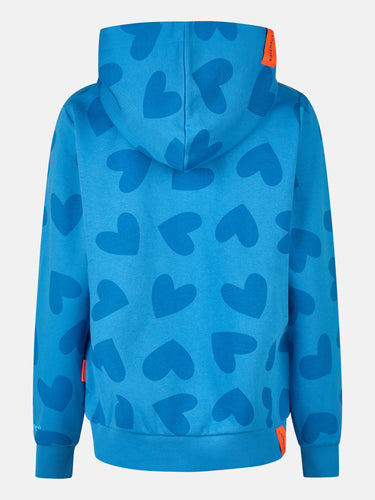 salzhaut - DACKLATTN Damen Hoodie Regular Fit - adenauer & co - All-over-Print - Anker - 8 - #farbe_Ocean Blue