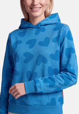 salzhaut - DACKLATTN Damen Hoodie Regular Fit - adenauer & co - All-over-Print - Anker - 3 - #farbe_Ocean Blue