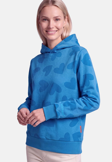 salzhaut - DACKLATTN Damen Hoodie Regular Fit - adenauer & co - All-over-Print - Anker - 7 - #farbe_Ocean Blue