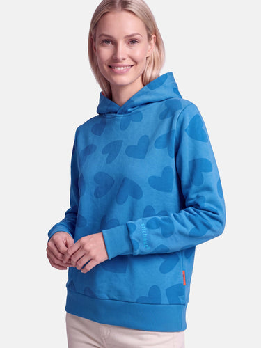 salzhaut - DACKLATTN Damen Hoodie Regular Fit - adenauer & co - All-over-Print - Anker - 9 - #farbe_Ocean Blue