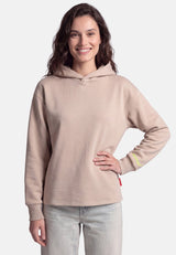 salzhaut - DÄMLACK Damen Hoodie Oversized - adenauer & co - Anker - Basic - 11 - farbe_Oat