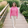 salzhaut - DÄMLACK Damen Hoodie Oversized - adenauer & co - Anker - Basic - 1 - farbe_Blossom