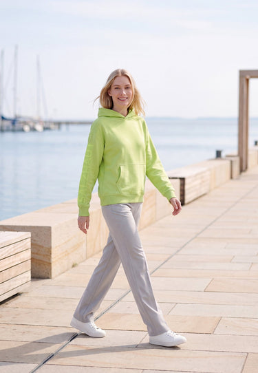 salzhaut - DÄÖSKOPP Damen Hoodie Oversized - adenauer & co - Anker - Basic - 1 - #farbe_Lime