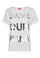 salzhaut - DALIA Damen Oversized T-Shirt - adenauer & co - Anker - Basic - 2 - #farbe_Offwhite
