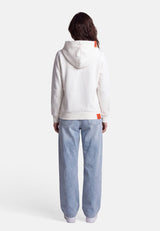 salzhaut - Damen Hoodie SÜNN - MOIN Herzen Tailliert - adenauer & co - Anker - Basic - 37 - #farbe_Offwhite-Blossom