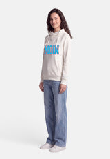 salzhaut - Damen Hoodie SÜNN - MOIN Herzen Tailliert - adenauer & co - Anker - Basic - 28 - #farbe_Offwhite-Ocean
