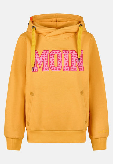 salzhaut - Damen Hoodie SÜNN - MOIN Herzen Tailliert - adenauer & co - Anker - Basic - 2 - #farbe_Sun-Blossom