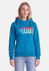salzhaut - Damen Hoodie SÜNN - MOIN Multicolor Tailliert - adenauer & co - Anker - Basic - 12 - #farbe_Fjord-Multicolor