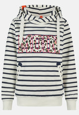 salzhaut - Damen Hoodie SÜNN RINGEL - MOIN Leo Tailliert - adenauer & co - Anker - Basic - 2 - #farbe_Navy-Offwhite-Pink