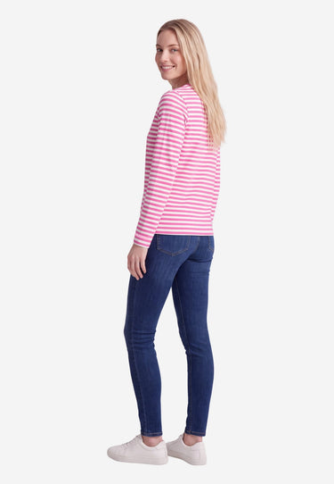 salzhaut - Damen Longsleeve DACKLÜNKEN Regular Fit - adenauer & co - Anker - Basic - 4 - #farbe_Offwhite-Blossom