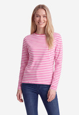 salzhaut - Damen Longsleeve DACKLÜNKEN Regular Fit - adenauer & co - Anker - Basic - 3 - #farbe_Offwhite-Blossom