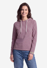 salzhaut - Damen Longsleeve Emmer Regular Fit - adenauer & co - Anker - Basic - 3 - #farbe_Chocolate-Rosé