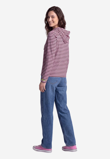 salzhaut - Damen Longsleeve Emmer Regular Fit - adenauer & co - Anker - Basic - 4 - #farbe_Chocolate-Rosé