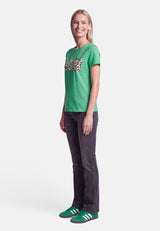 salzhaut - Damen Shirt STEENTJE - MOIN Leo Regular Fit - adenauer & co - Anker - Basic - 44 - #farbe_Apple Green-Pink