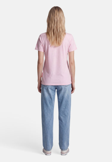 salzhaut - Damen Shirt STEENTJE - MOIN Leo Regular Fit - adenauer & co - Anker - Basic - 36 - #farbe_Rosé-Yellow