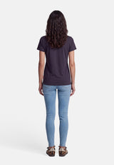 salzhaut - Damen Shirt STEENTJE - MOIN Leo Regular Fit - adenauer & co - Anker - Basic - 29 - #farbe_Navy-Yellow