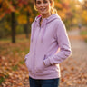 salzhaut - SÖÖTE JACKE Damen Sweatjacke Leicht tailliert - adenauer & co - Anker - Basic - 1 - #farbe_Flieder