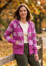 salzhaut - Damen Sweatshirt RECKSCHETER Leicht tailliert - adenauer & co - Anker - Basic - 1 - #farbe_Plum-Flieder