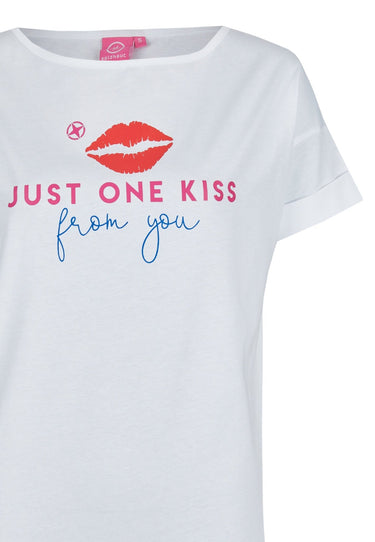 salzhaut - DANIELLA Damen normale Passform - Damen - Frontprint - T-Shirt - 5 - #farbe_white