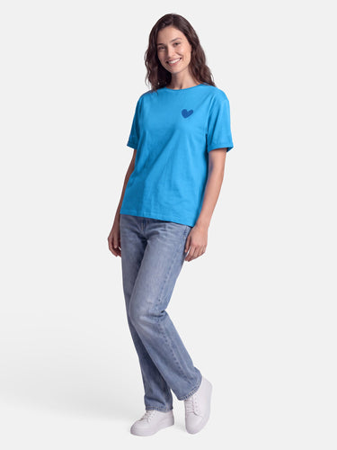 salzhaut - DANZDEEL Damen Shirt Relaxed-Fit - adenauer & co - Anker - Basic - 7 - #farbe_Ocean Blue