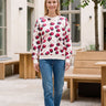 salzhaut - DASSEL Damen Pullover Relaxed-Fit - adenauer & co - All-over-Print - Anker - 1 - #farbe_Multicolor