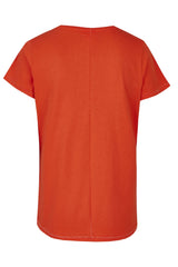 Salzhaut - DEERN Damen normale Passform - Basic Casual - Reduziert - Rundhals - 9 - #farbe_mandarin