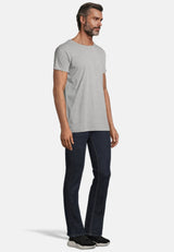 salzhaut - DIEK Herren Shirt Regular Fit - adenauer & co - Anker - Basic - 36 - #farbe_Grey Melange