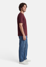 salzhaut - DIEK Herren Shirt Regular Fit - adenauer & co - Anker - Basic - 75 - #farbe_Merlot