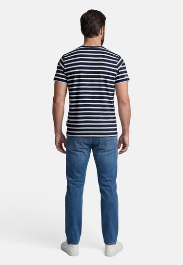 salzhaut - DIEK - RINGEL Herren Regular Fit - adenauer & co - Anker - Basic - 5 - farbe_Navy-Offwhite