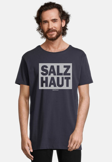 salzhaut - DIEK - SALZHAUT STREIFEN Herren normale Passform - Frontprint - Herren - T-Shirt - 1 - #farbe_navy-white