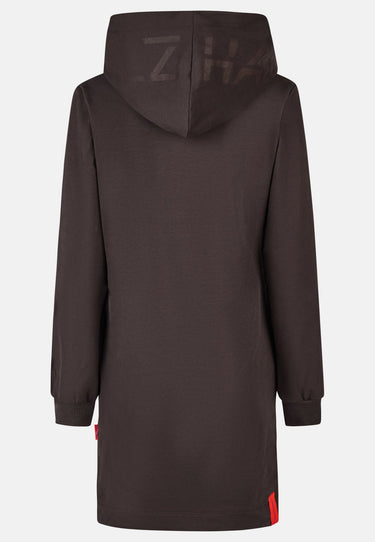 salzhaut - DISCHDÄK Damen Knielanges Kleid (Midi) Leicht tailliert - adenauer & co - Anker - Basic - 16 - #farbe_Chocolate