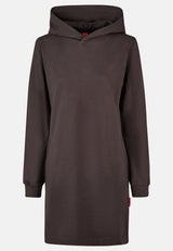 salzhaut - DISCHDÄK Damen Knielanges Kleid (Midi) Leicht tailliert - adenauer & co - Anker - Basic - 10 - #farbe_Chocolate