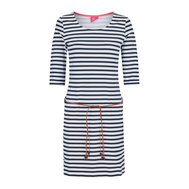 Salzhaut - DODO Damen normale Passform - Damen - Gürtel - Kleid - 1 - #farbe_navy-white