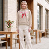 salzhaut - DÖSBADDEL Damen Hoodie Crop Fit - adenauer & co - Anker - Basic - 1 - #farbe_Oat