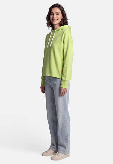 salzhaut - DRAAT Damen Hoodie Oversized - adenauer & co - Anker - Basic - 7 - #farbe_Lime