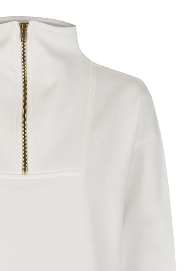 Salzhaut - EMEROTA Damen normale Passform - Damen - Half-Zip - Pullover - 4 - #farbe_offwhite
