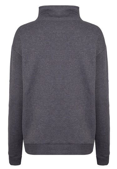 Salzhaut - EMEROTA Damen normale Passform - Damen - Half-Zip - Pullover - 10 - #farbe_anthra