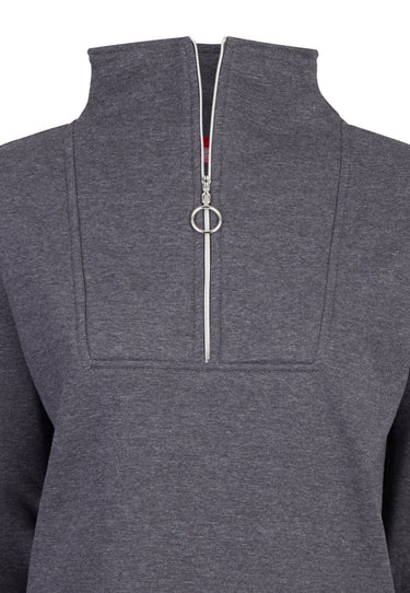 Salzhaut - EMEROTA Damen normale Passform - Damen - Half-Zip - Pullover - 12 - #farbe_anthra