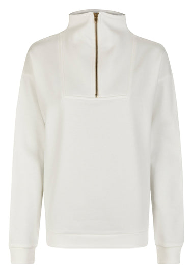 Salzhaut - EMEROTA Damen normale Passform - Damen - Half-Zip - Pullover - 1 - #farbe_offwhite